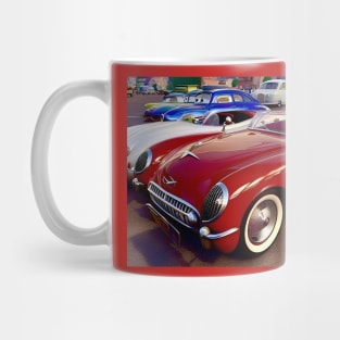 Red Vette Pixar Cars Mug